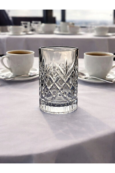 MADAME LUDA Crystal Glass Timess 6 Pieces 6-Person Coffee Side (Water-Sherbet...