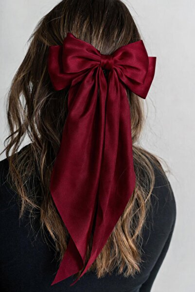 New Obsessions Long Scarf Bow Automatic Bow Buckle