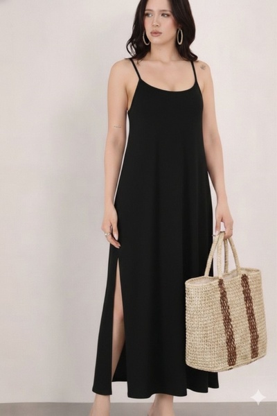 CNG MODA Сукня з модалу великого розміру з вільним кроєм