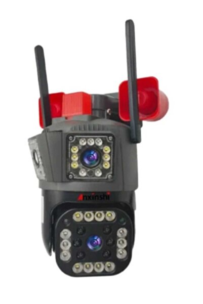 GermaNova 3-lens Surveillance Camera, WiFi/, 12MP Ultra HD, PTZ 355°, 5X Zoom...