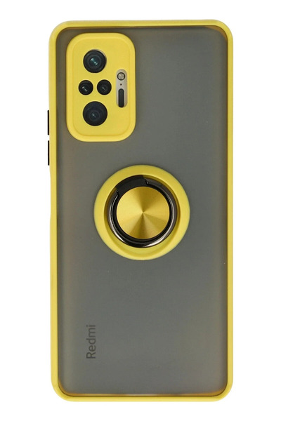 BSN STİL Bsnshop Xiaomi Redmi Note 10 Pro Case Montreal Ringed Silicone Cover...