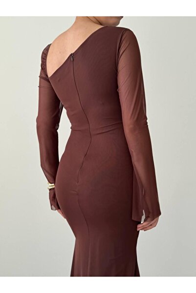 conconmoda Vesso Broş Detaylı Elbise