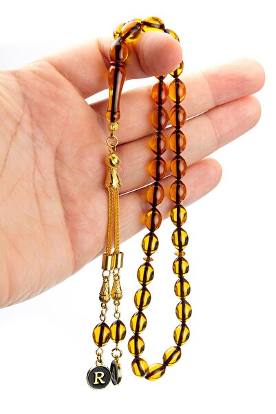 EHİNOS هدية للرجال سبحة صلاة بشراشيب، خرز صلاة عنبر ناري