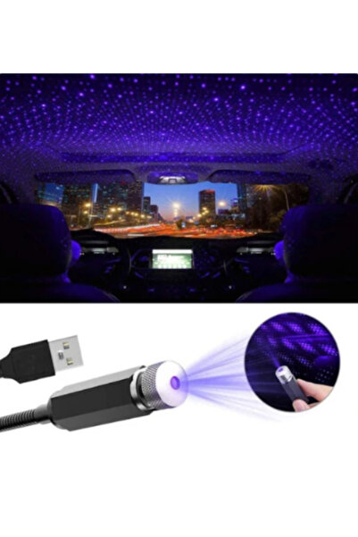 OEM Purple USB star laser projection lamp, Car Ceiling USB Star