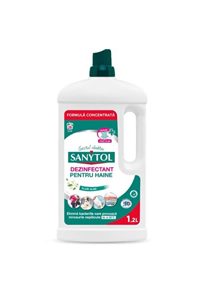 Sanytol Set 2 x Dezinfectant pentru Haine, Flori Albe, Sanytol, 30 Spalari, 1...