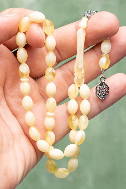 EHİNOS مسبحة عنبر مسحوقية على شكل كالينجراد