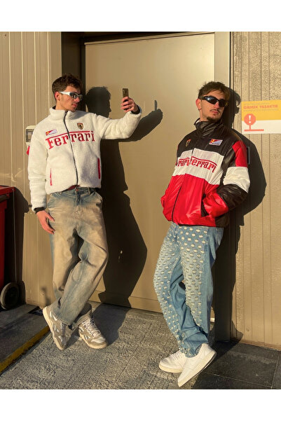 BPM Oversized Double-Sided Ferrari Sports Jacket