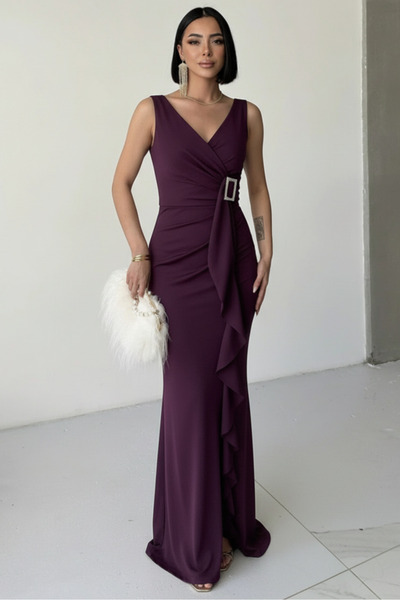 ALFUDO Moda Collection Women's Black Evening Dresses