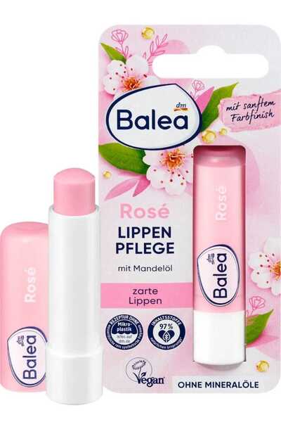 BALEA Gül kokulu dudak balmı, 4,8 g