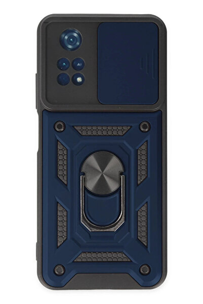 BSN STİL حافظة BSNSHOP لهاتف Xiaomi Poco M4 Pro 4G من السيليكون مع حلقة عدسة ...