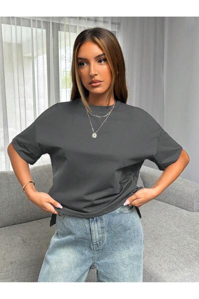 EYAX MODA ΓΥΝΑΙΚΕΙΟ ΒΑΣΙΚΟ ΜΠΛΟΥΖΑΚΙ ΜΕ ΚΟΝΤΟ ΜΑΝΙΚΙ ΚΑΙ ΛΑΜΠΕΡΗ ΛΙΜΑΝΙΣΤΙΚΗ ...