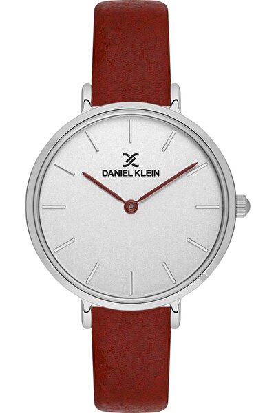 Daniel Klein Dk.1.13762-3 Leather Cord Water Resistant Red Women's Wristwatch