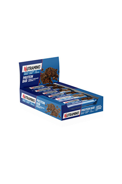 Nutramino Batoane proteice Nutramino, aroma brownie, 12 buc x 55g
