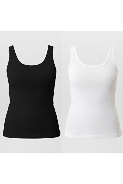 Serbella Women's Basic Tank Top 2-Pack