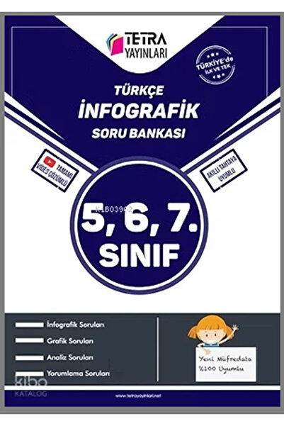 TETRA Yayınları TETRA 5.6.7.Sınıf Türkçe İnfografik Soru Bankası