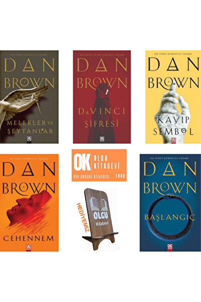 Altın Kitaplar Dan Brown - Robert Langdon Serisi (5 Kitap set) Cehennem - Baş...