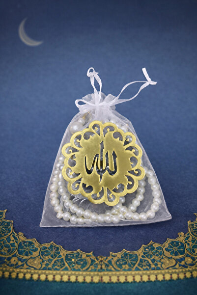 OBRNHOMEN Pearl Prayer Beads in Gift Bag (15 Pcs)