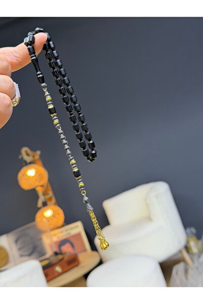 Aydın Tesbih&Gümüş 7x11 mm Kapsül Kesim Orijinal Ateş Kehribar Tesbih – Özel ...