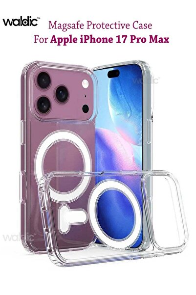 Generic Apple iPhone 17 Pro Max Magsafe Case Back Case Cover Compatible - Clear