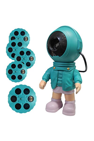 TRM LW-37 Astronot Projektör Gece Lambası Gökyüzü Star Projeksiyon Kumandalı ...