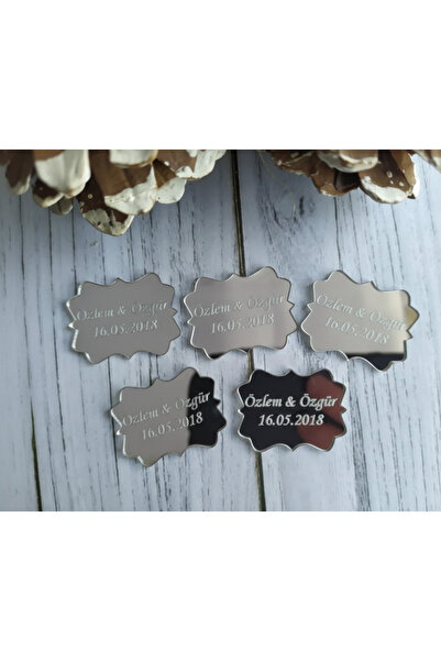 PAŞAOĞLU PLEKSİ Pleksi Süslemesiz İsimlik Etiket,Düğün,Kına,Söz,Nişan,Magnet ...