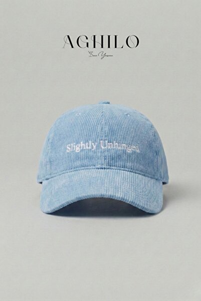 Aghilo Kadife Kep Şapka – Slightly Unhinged / Lightly Unbalanced Embroidered ...