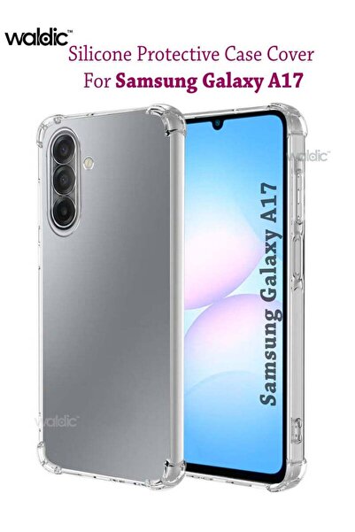 Generic غطاء حماية خلفي من السيليكون لهاتف سامسونج جالاكسي A17 - شفاف