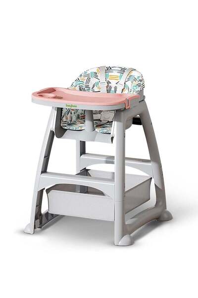 BAYBEE Baby high chair with Adjustable gear detachable cushion, safety belt, ...