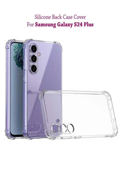 Generic Silicone Protective Back Case Cover For Samsung Galaxy S24 Plus Trans...