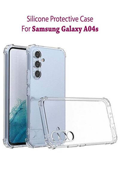 Generic غطاء حماية خلفي من السيليكون لهاتف سامسونج جالاكسي A04s - شفاف
