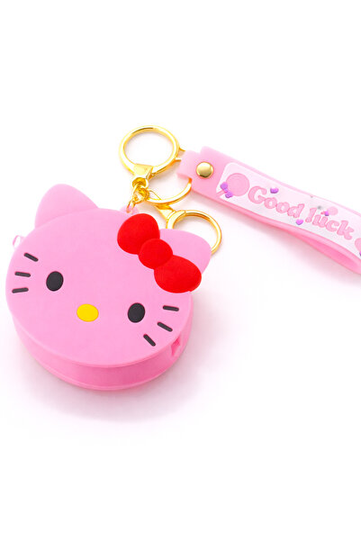 MakeWell Mini Wallet with Seashell and Hello Kitty Shaped Keychain – Pink Wal...