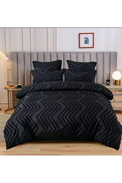 Veluxio Home Premium Bedding Set – Elegant Design, Embossed Texture 6 Pieces