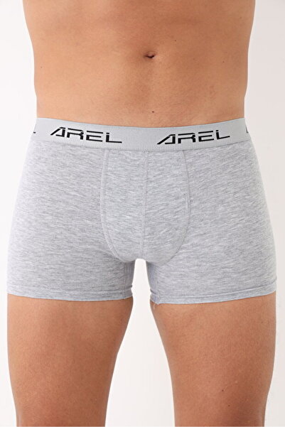 erkek pamuklu boxer 3 lü takım siyah gri lacivert
