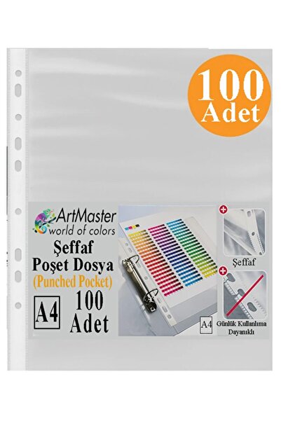 Artmaster Torba za dokumente 100 komada A-4 providna folija 1 paket uredska š...