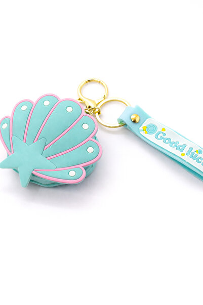 MakeWell Mini Wallet with Seashell and Hello Kitty Shaped Keychain – Pink Wal...