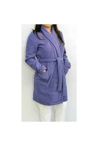 LifeStyle Medical Halat polar cu cordon, 2 buzunare, unisex, XS, mov