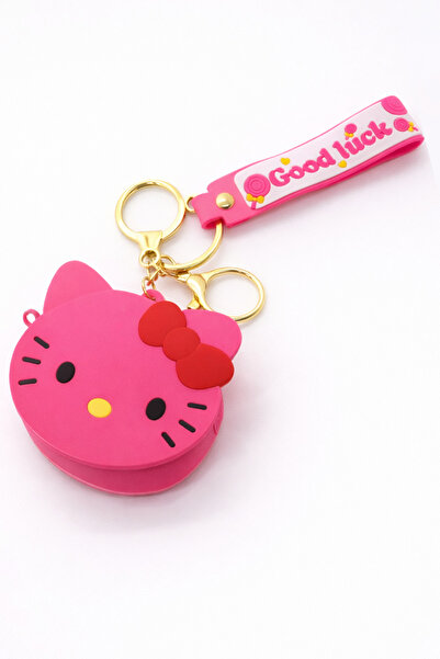 MakeWell Mini Wallet with Seashell and Hello Kitty Shaped Keychain – Pink Wal...