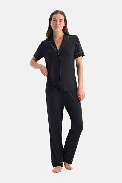 Dagi Bi̇ye Detayli Si̇rovi̇skon Shirt Pants Set