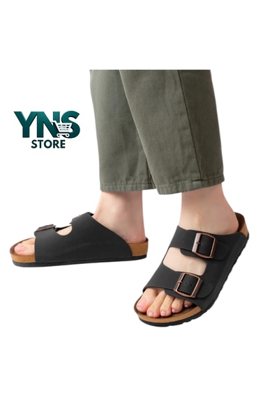 YNS STORE Yns Unusex 2 Buckle Black