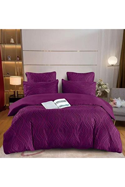 Veluxio Home Premium Bedding Set – Elegant Design, Embossed Texture 6 Pieces