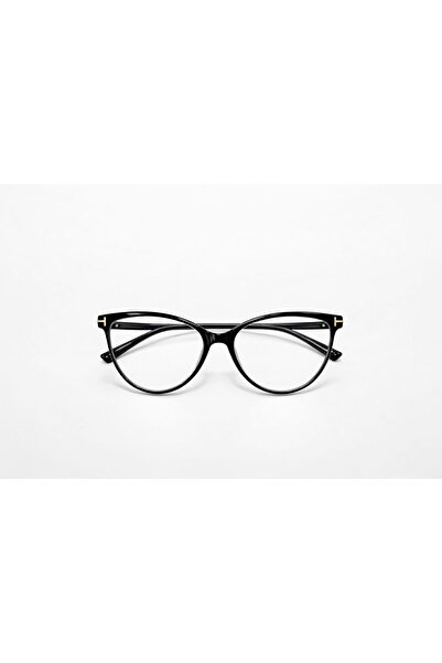 Hills Sunglasses Lunè Black Cat Eye Blue Block Glasses with Metal Accessories...