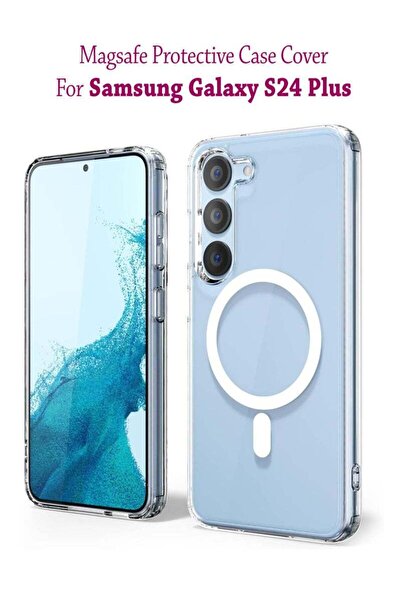 Generic MagSafe Protective Case Cover for Samsung Galaxy S24 Plus - Clear