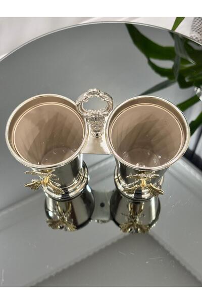 PARILTI HOME COLLECTİON Luxury Spoon Holder Tableware Kitchen Presentation Set for Fork and Spoon Dowery Set with Special Coating
