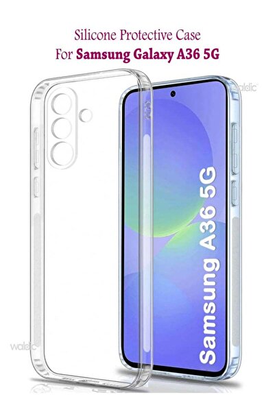 Generic غطاء حماية خلفي من السيليكون الفاخر لهاتف سامسونج جالاكسي A36 5G - شفاف