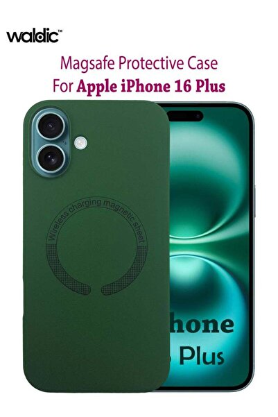 Generic Apple Iphone 16 Plus Magsafe Case Back Case Cover Compatible - Green