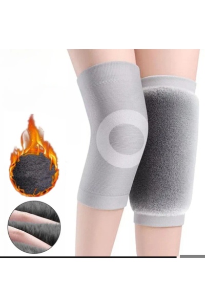 ORGANICYOU LONGKOUSHI 1 Çift Rahat Kışlık Termal Dizlik, Kalın Peluş Astarlı ...