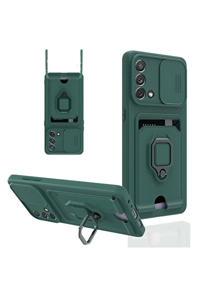 Hulyomer Hub Hulyomer A74 4g Case with Zuma Card Holder and Ring Silicone - G...