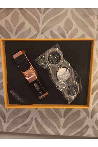 COHİBA PURO ÇAKMAĞI+KESİCİ