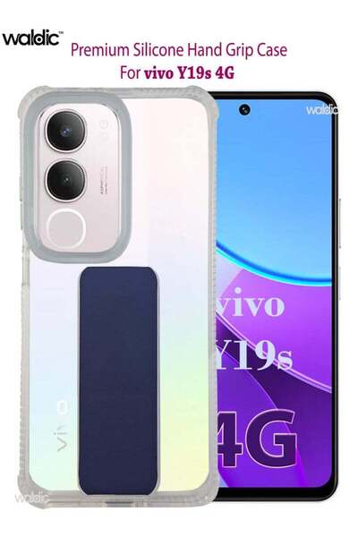 Generic Vivo Y19s 4G Silicone Protective Back Case Cover - Dark Blue