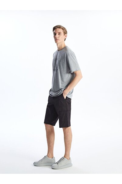 LC Waikiki Comfortable Fit Gabardine Men's Bermuda Shorts